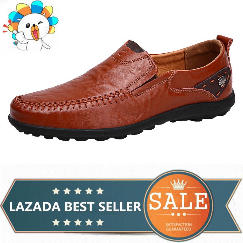 Formal Shoes for Men New Fashion Leather Shoes Slip on Loafers Comfortable Driving Shoes Business Shoes Leather Penny Loafers