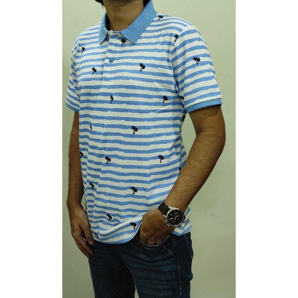 stripe polo shirts