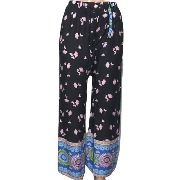 Ladies Plazzo China Lynen Cotton