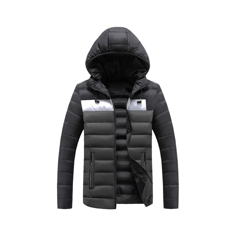 Men Winter Jacket Casual Down Warm Hooded Coats Mens Fashion Outwear Windbreaker Thicken Parkas Overcoats