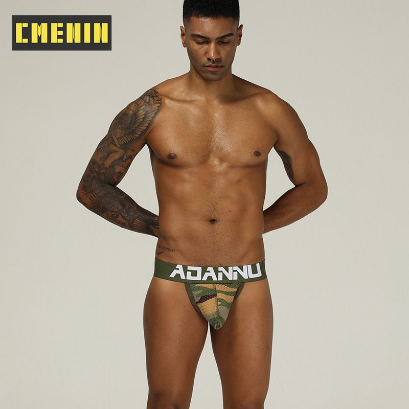 CMENIN 1pcs  Stripe Modal  Men Underwear thongs Mens Jockstrap  Thongs And G strings CMENIN 1pcs Tight Sequence Innerwear AD190