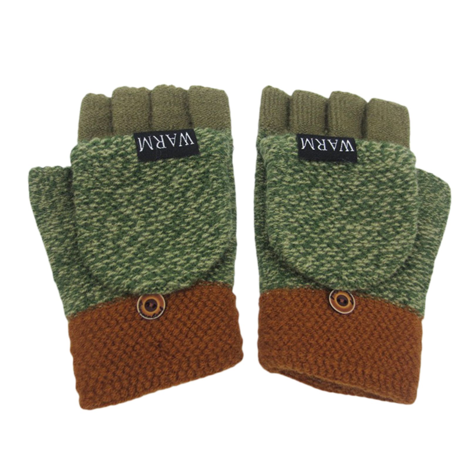 Couple Gloves Color Block Windproof Contrast Color Gloves
