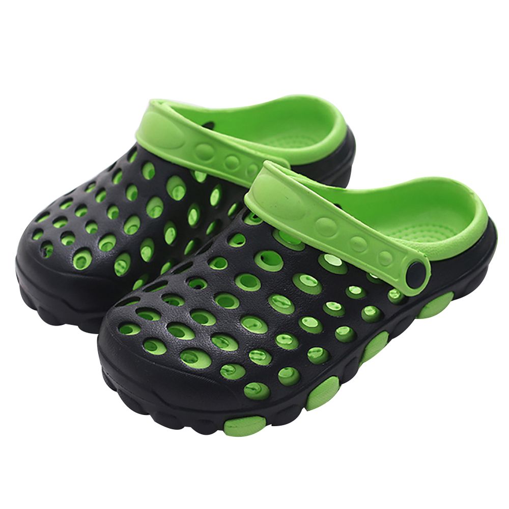 Men Women Summer Closed Toe Multi Holes Anti-skid Outdoor Slippers Sandals