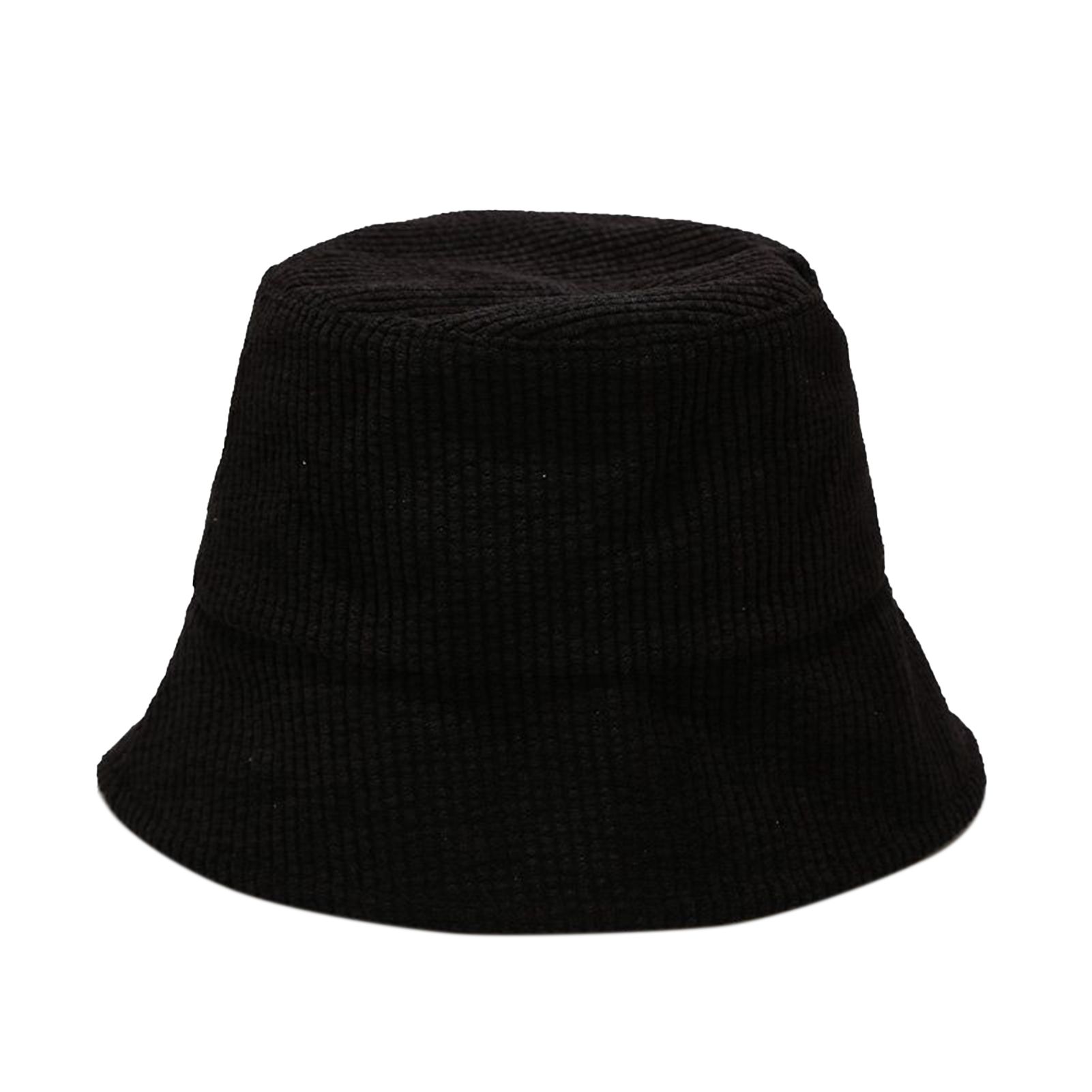 Men Bucket Hat Wide Brim Casual Uni Corduroy Bucket Cap