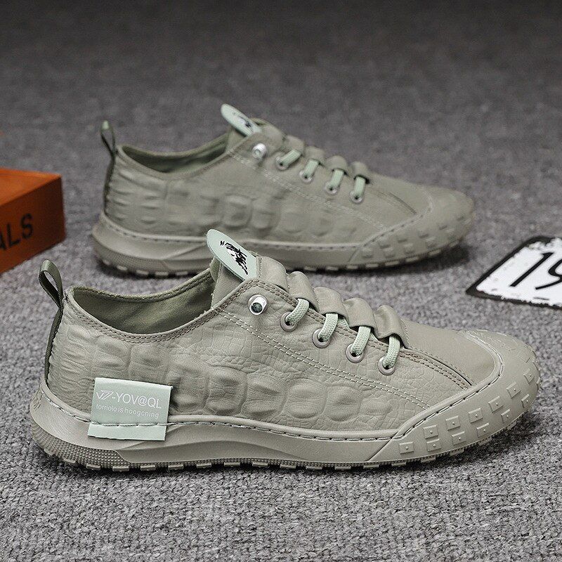 2021 summer new canvas shoes Korean cloth shoes men's shoes umbrella cloth Baotou men's ice silk leisure tide shoes