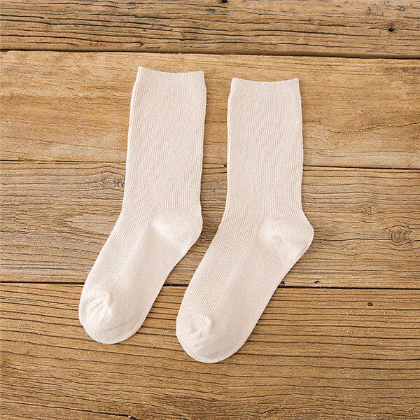 Korean Style Trendy Ladies Short Socks Funny Socks Women Solid Colors Female Cute Sock Female School Students Happy Socks