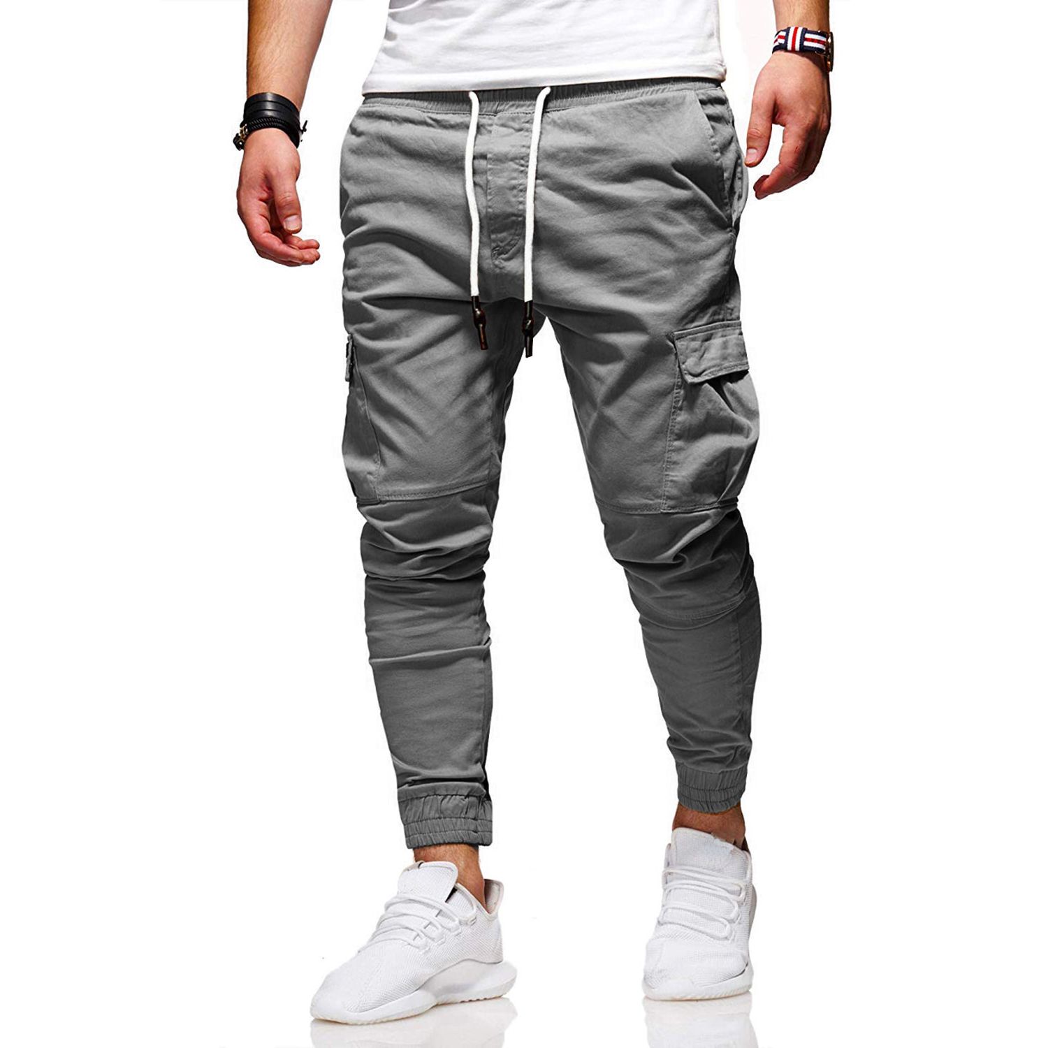 Fashion New Men's Sports Pants Jogging Harem Pants Casual Fitness Trousers Sweatpants