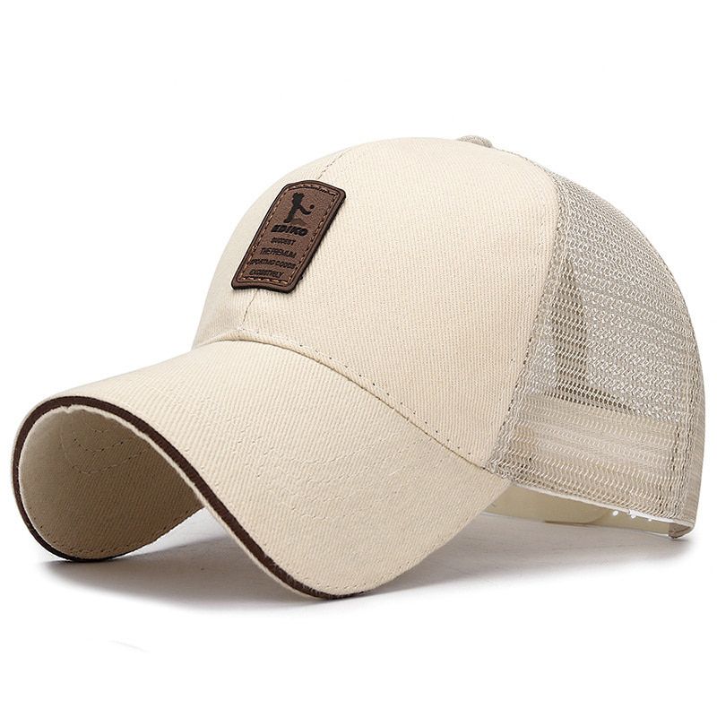 Summer Baseball Cap Mesh Cap Men Bone Snapback Trucker Cap Solid Dad Hat Casquette Homme