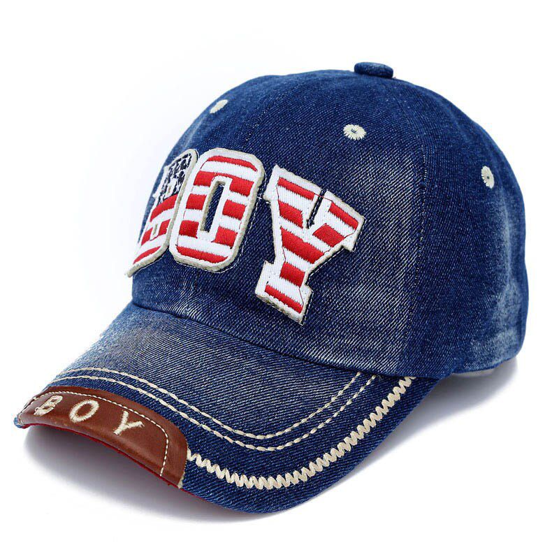 Letter Print Baby Baseball Caps Kids Snapback Hip Hop Cap Children Boys Girls Summer Sun Czapka Z Daszkiem