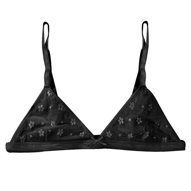 Women Underwear Lace Thin Bralette Seamless Lingeries Cozy Bras for Women Wireless Mesh Soft Underwear Top Female Bralete
