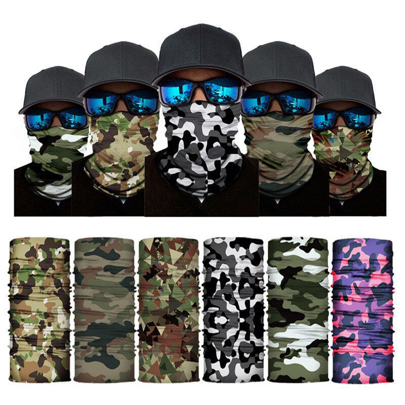 Multi wear scarfs & Face Bandanas for biker,cyclist, traveler (Multicolored)