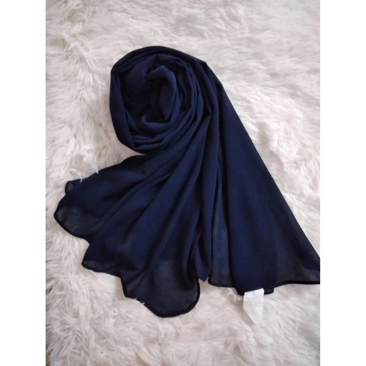 Chiffon Jorjet Georgette Hijab China Most Popular Comfortable Fashionable Soft High Quality Fabric Hijab