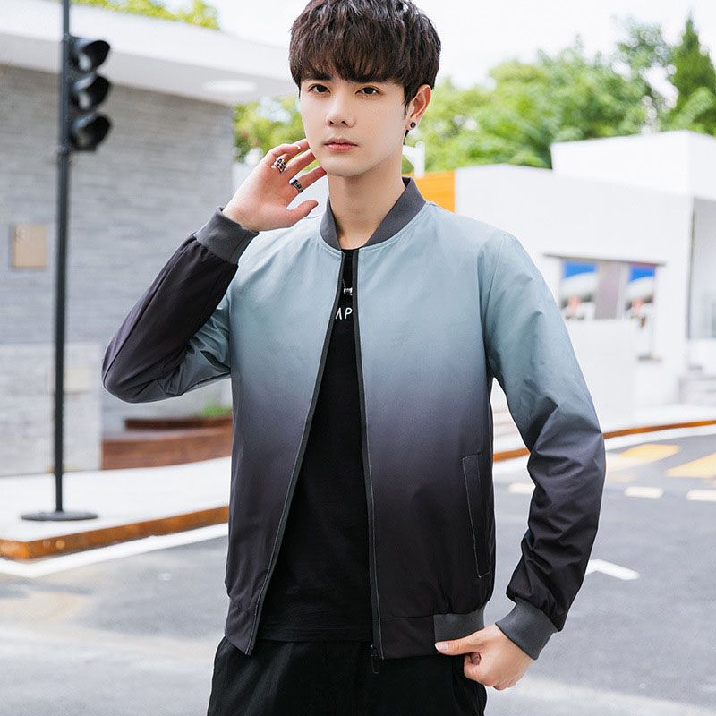 Men's jacket windbreaker Korean version trend jacket men's