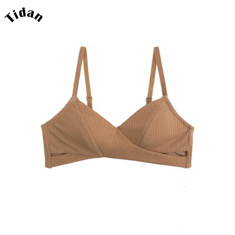 Bra for girls   Push Up Bra The Small Chest Seamlessly Gathers Breathable Cotton Girl