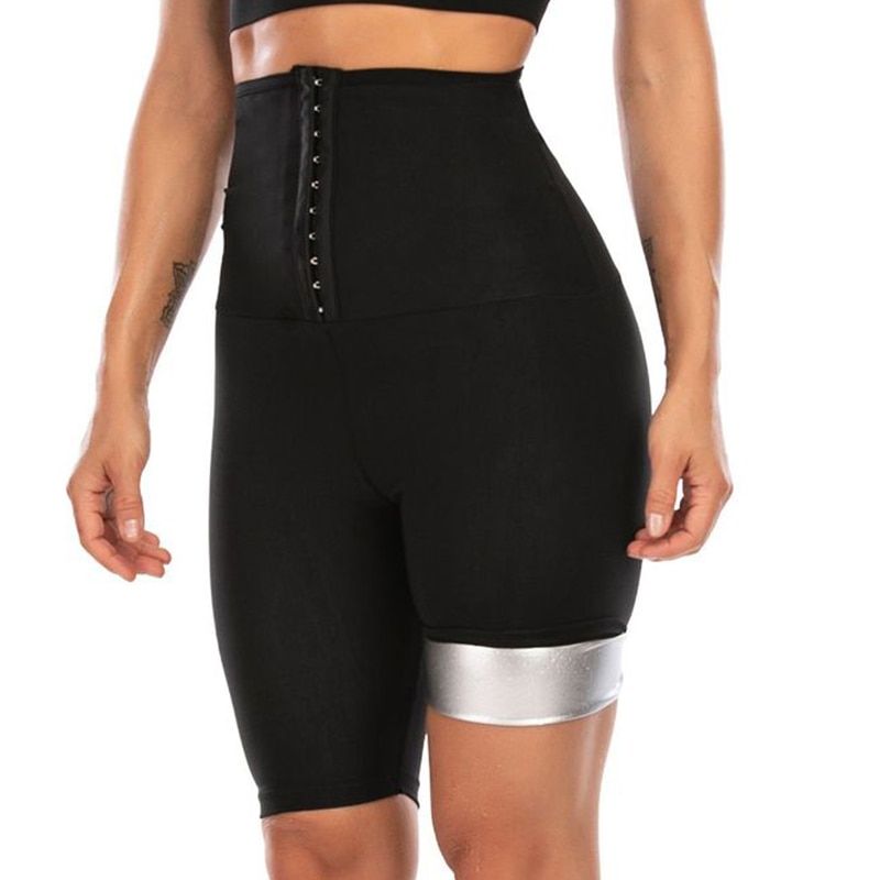 Sweat Waist Trainer Belt Body Shaper Pants Workout Shorts Sauna Effect Leggings Tummy Control Slimming Shapewear Thigh Trimmer