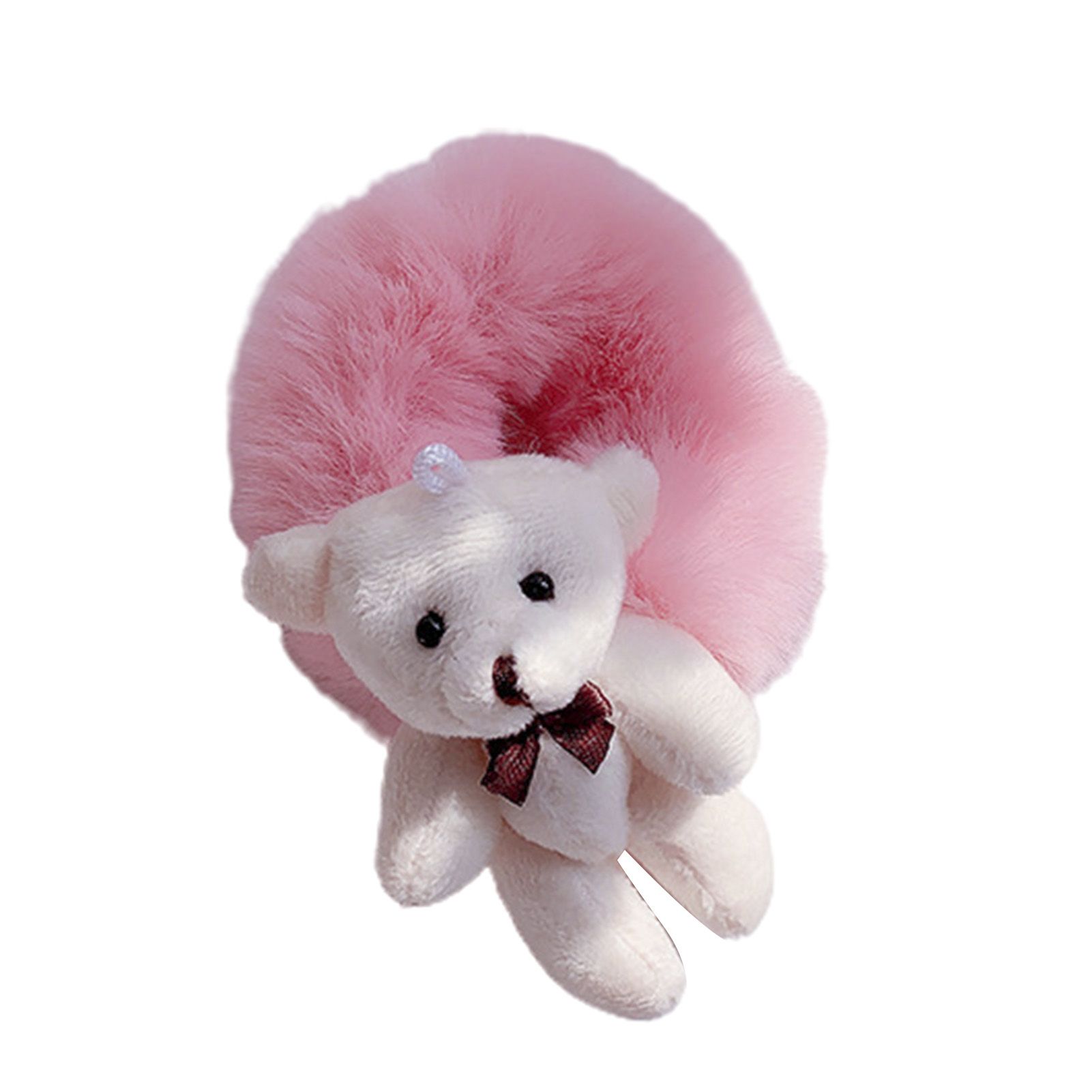 Hair Band Bear Accessory Elastic Fiber Adorable Ponytail Holder for Daily Life