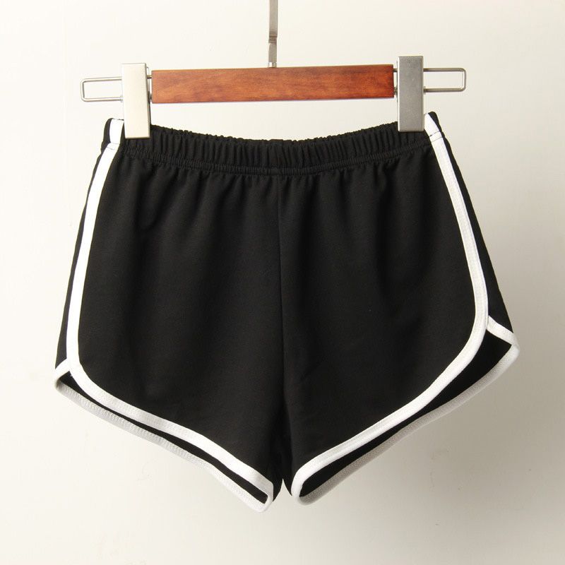 VEQKING Yoga Fitness Shorts,Women Summer Beach Sports Shorts,Elastic Waist Running Gym Training Workout Shorts
