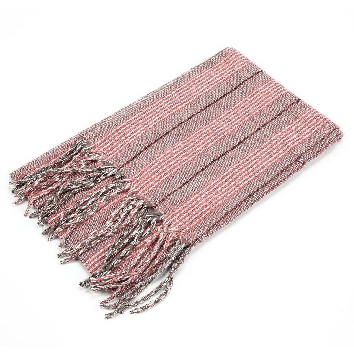 Autumn Winter Women Scarf Stripe Scarves Keep Warm Ladies Tassels Long Shawl