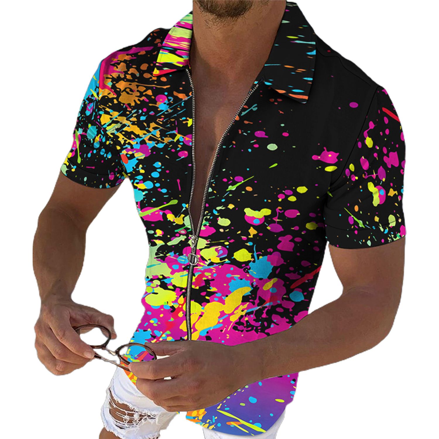 T-shirt Breathable Men Fashion Summer Printed Beh Shirt