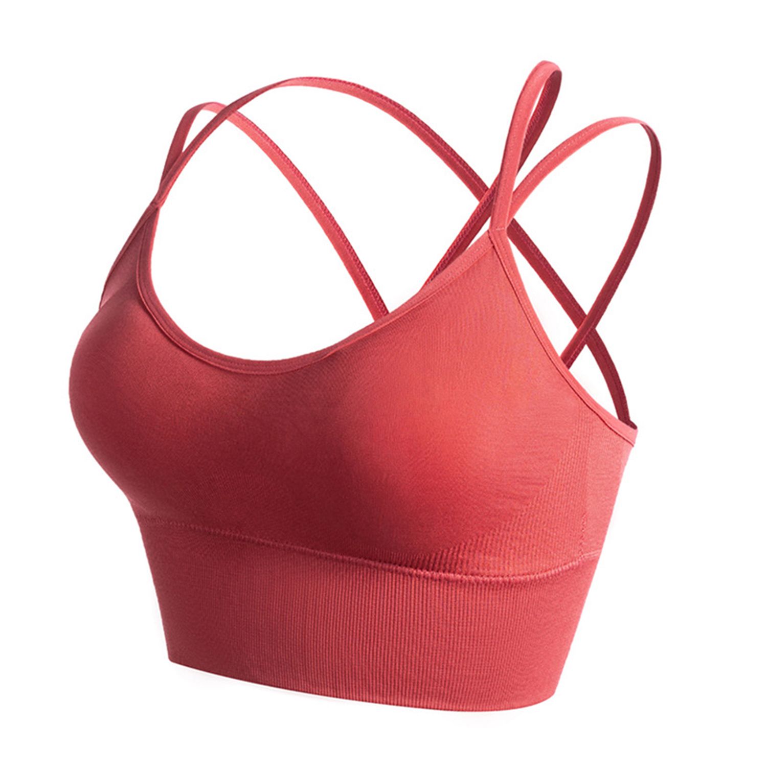 Bra Seamless Solid Color Padded Wireless Bra