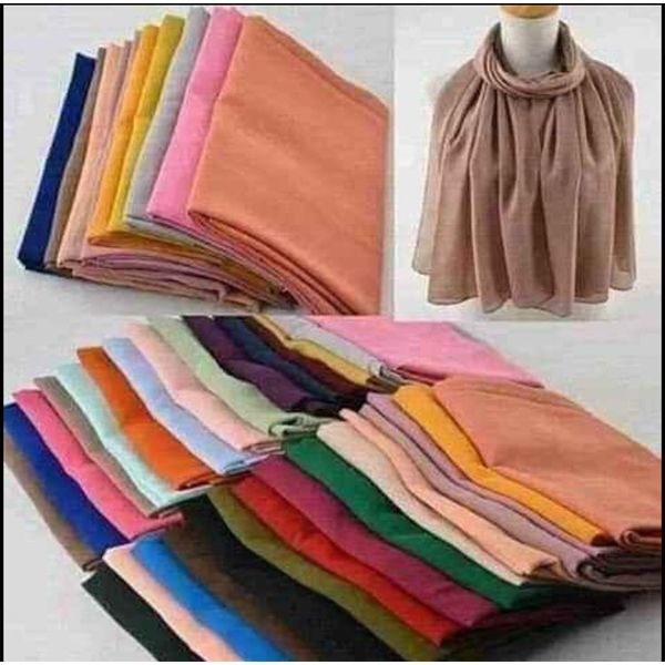 Chiffon Jorjet Georgette Hijab China Comfortable Fashionable Soft High Quality Fabric Hijab - Hijab Collection - Hijab Collection