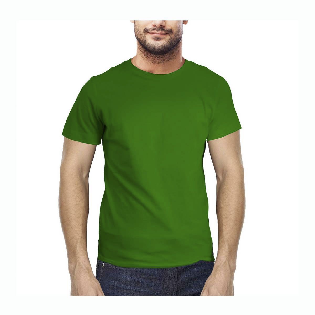 Men's Premium Half Sleeve T-Shirt (Green Color)