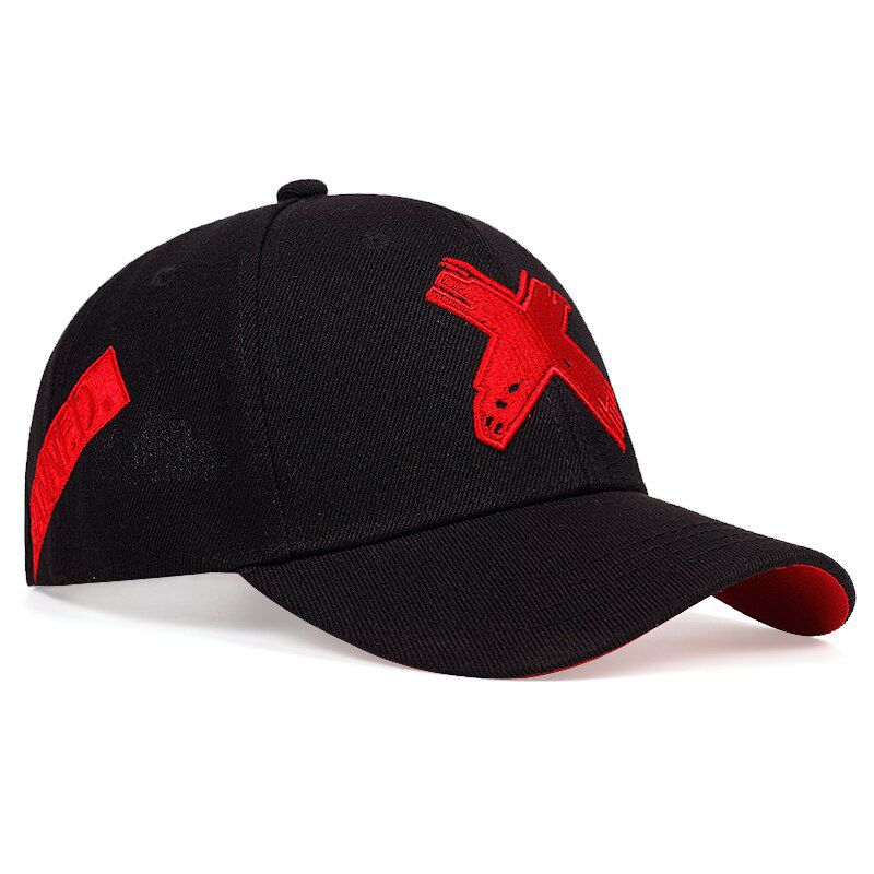 X Embroidery Baseball cap Fashion Street Hip Hop and Women Universal hat Outdoor Leisure Sports Golf hats