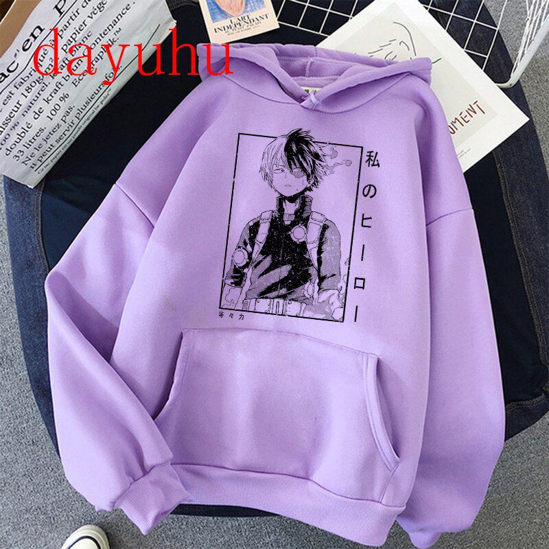 Harajuku my hero academia Hoodies Japanese Anime Bakugou Katsuki Men Hoodie Streetwear Casual Sweatshirts Boku No Hero Academia