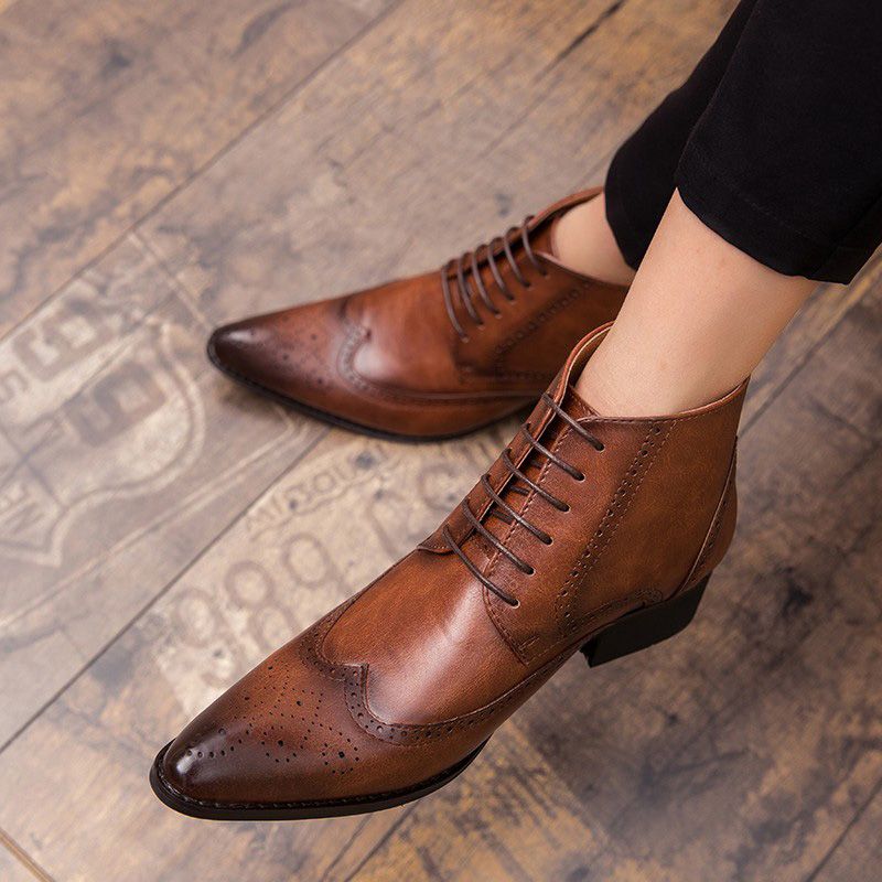 2021 Men's formal shoes Men's leather boots Martin boots men s business shoes leather shoe men formal shoe boots men high Chelsea boots for men boots