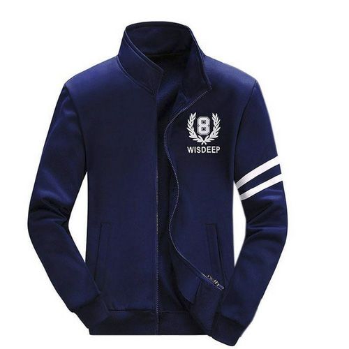 Navy Blue Stylish Full Seleve Winter Jacket