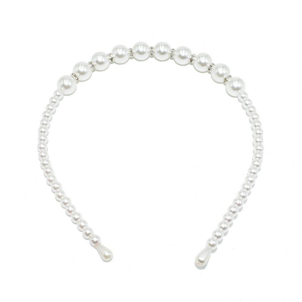 1 piece large pearl headband adult hair accessories highlight pearl headband