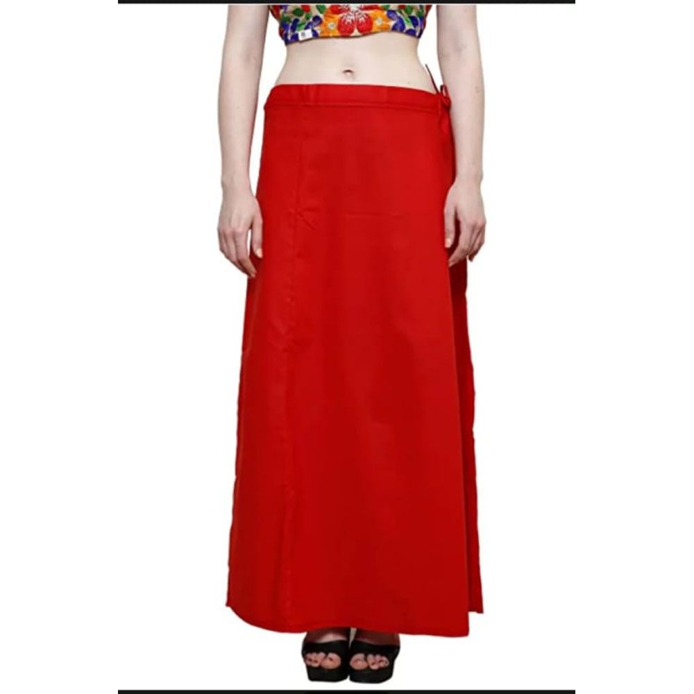 Black Saree Petticoat best Quality full Good Stitching For Women (Cotton)