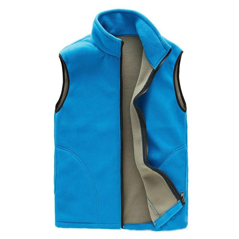 Fleece Vests Men Winter Warm Thick Sleeveless Jacket Army Green Mens Waistcoat Black Male Polar gilet homme chalecos para hombre