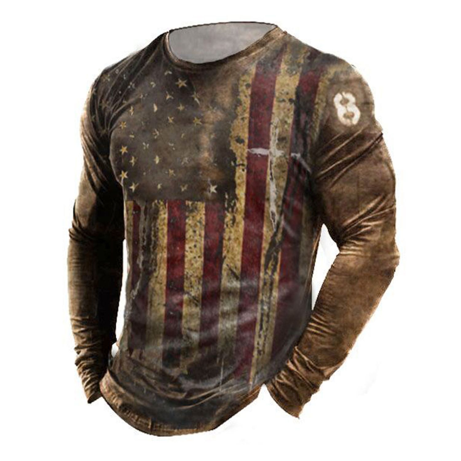 Male Top Long Sleeve Casual Spring Shirt