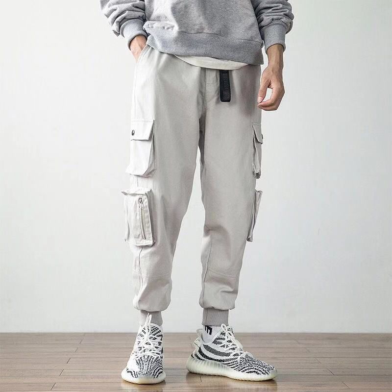 Men Multi-pocket Haremp Pants Trousers Streetwear Sweatpants Hombre Male Casual Fashion Cargo Pants Men