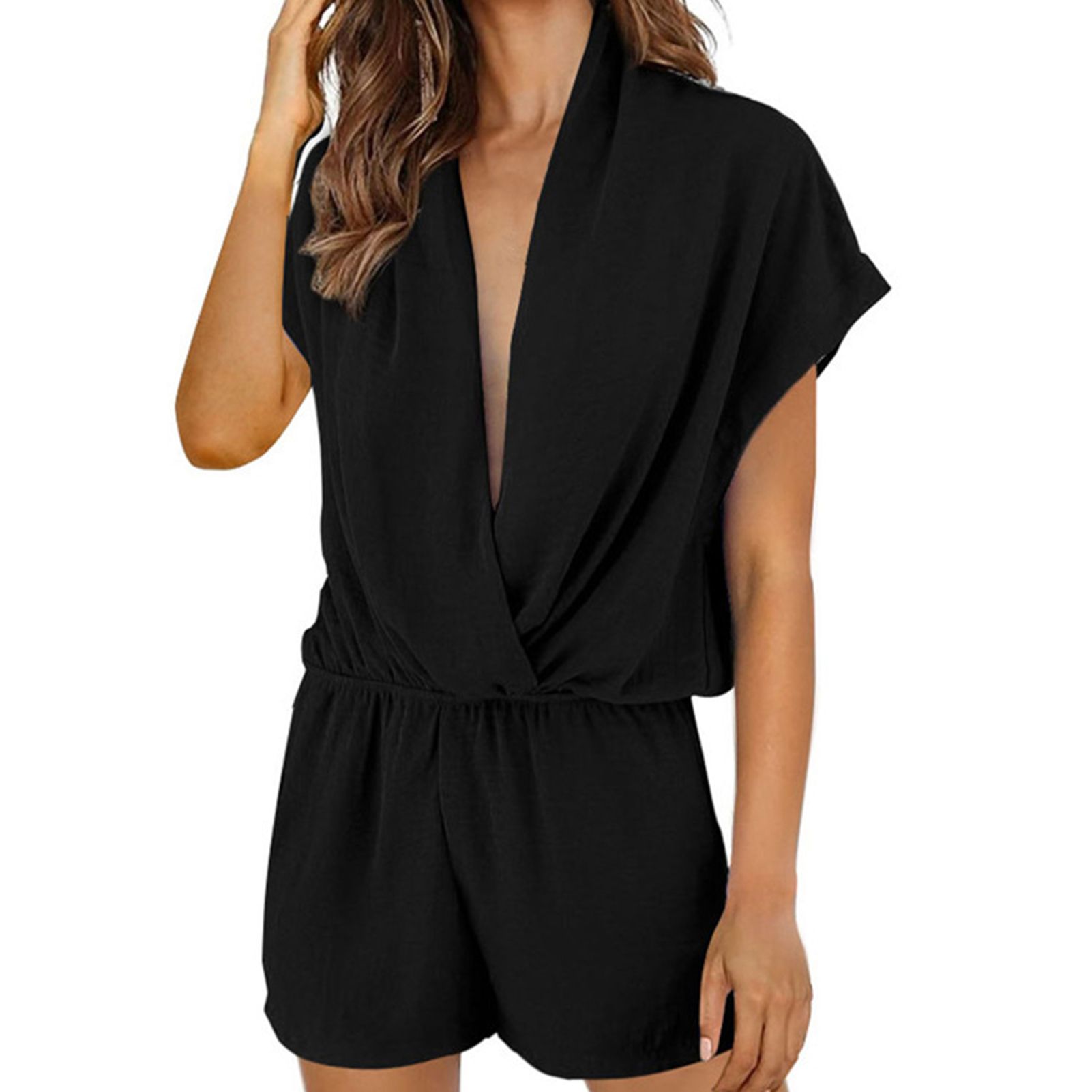 Jumpsuit Short Sleeve Anti-ling Summer Romper