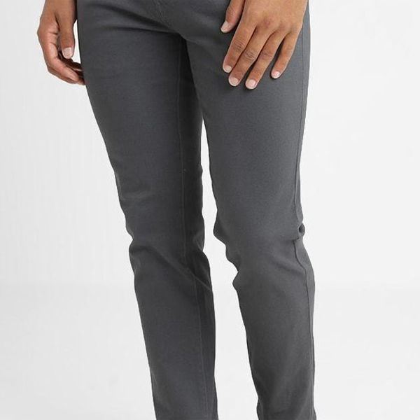 Light grey Gabardine Pant For Men