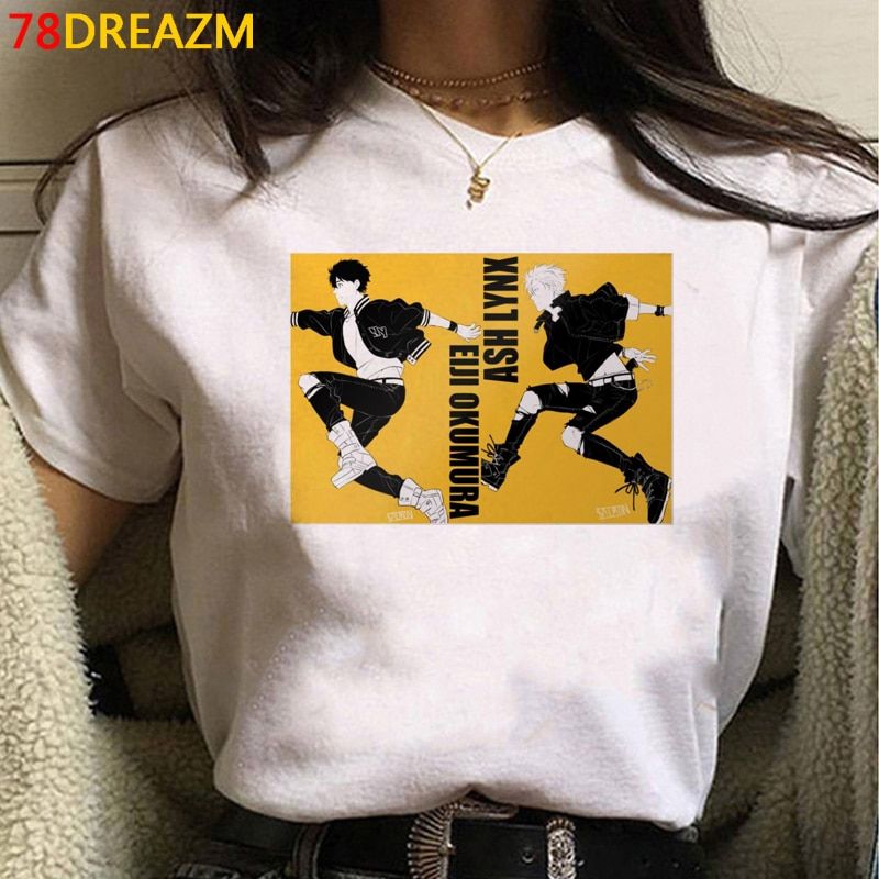 Banana Fish tshirt top tees male casual plus size top tees t-shirt hop harajuku plus size