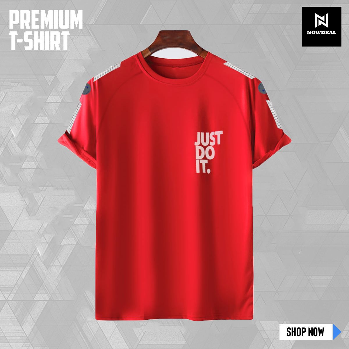 Just Do it T-shirt Fabric soft and com fortable - T Shirt For Man