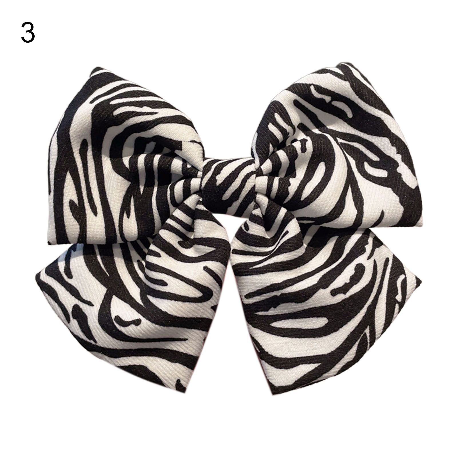 Bow Tie Hair Pins Reusable Charming Leopard Bow Hair Clip