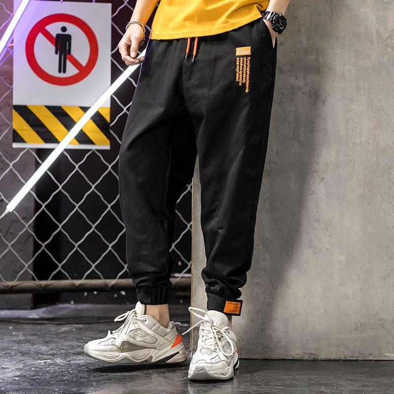 Single Road Mens Harem Pants Men Fashion Baggy Cotton Hop Joggers Jnese Streetwear Trousers Male Cargo Pants For Men