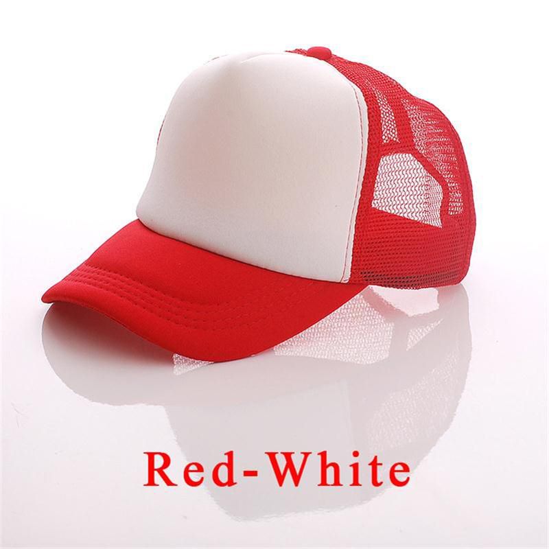 PCS Free Custom Logo Baseball Cap Child Personality DIY Design Trucker Hat Polyester Hats Blank Cap Men Women