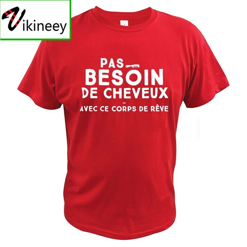 No Need For Hair With This Dream Body T Shirt Funny Birthday Gift Idea Fun Message Colleague Brother Humor 100% Cotton T-Shirt