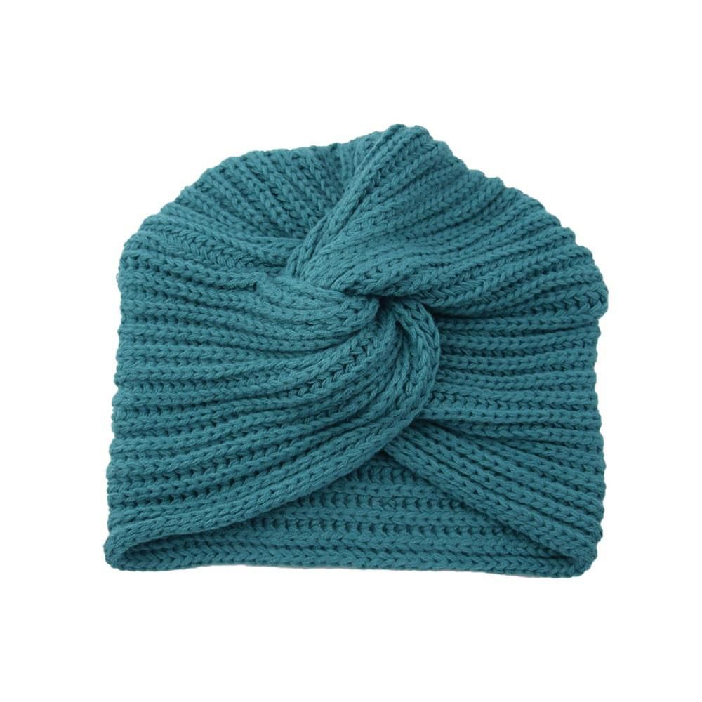 【BestGO】Autumn Winter Warm Knitting Cap Solid Center Cross Women Hair Scarfs Headband^my heart stays with you^