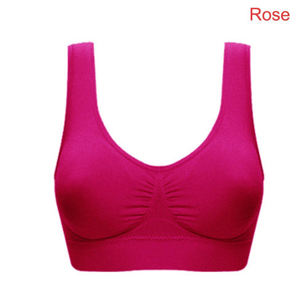 Women Bra Solid Breathable Women Seamless Fitness Style  non wired bra Tops Underwear Ladies  Plus Size Support Bra