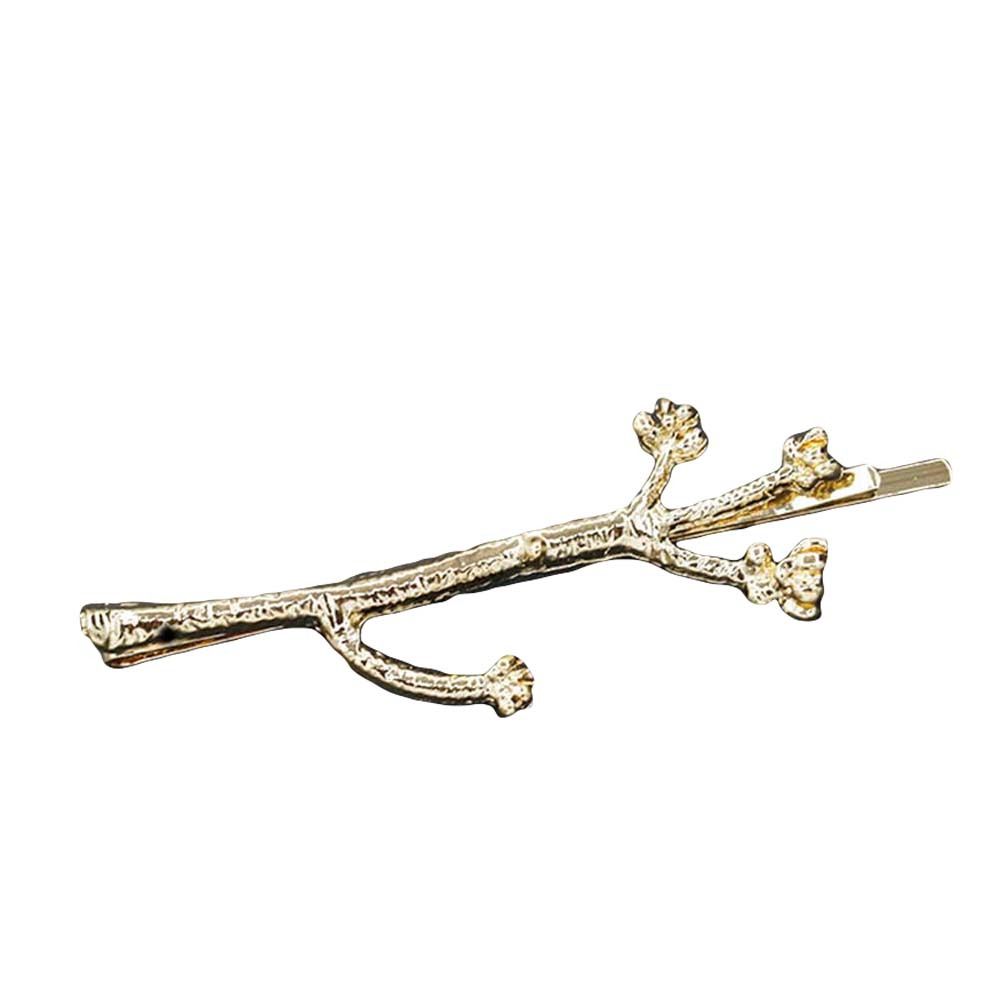 Women Fashion Branch Leaf Shaped Bobby Pin Hairpin Hair Bangs Barrette Gift
