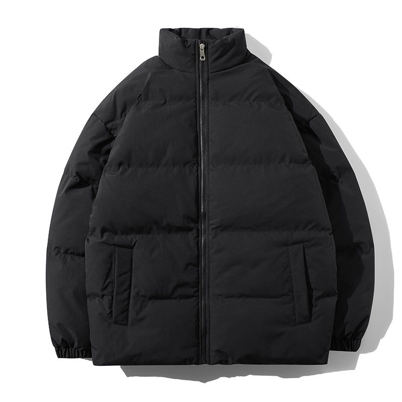 Winter Parka Men's Jacket Thicken Warm Jacket Men Stand Collar Jacket Solid Color Parka Women Fashion Plus Size Streetwear 6Xl