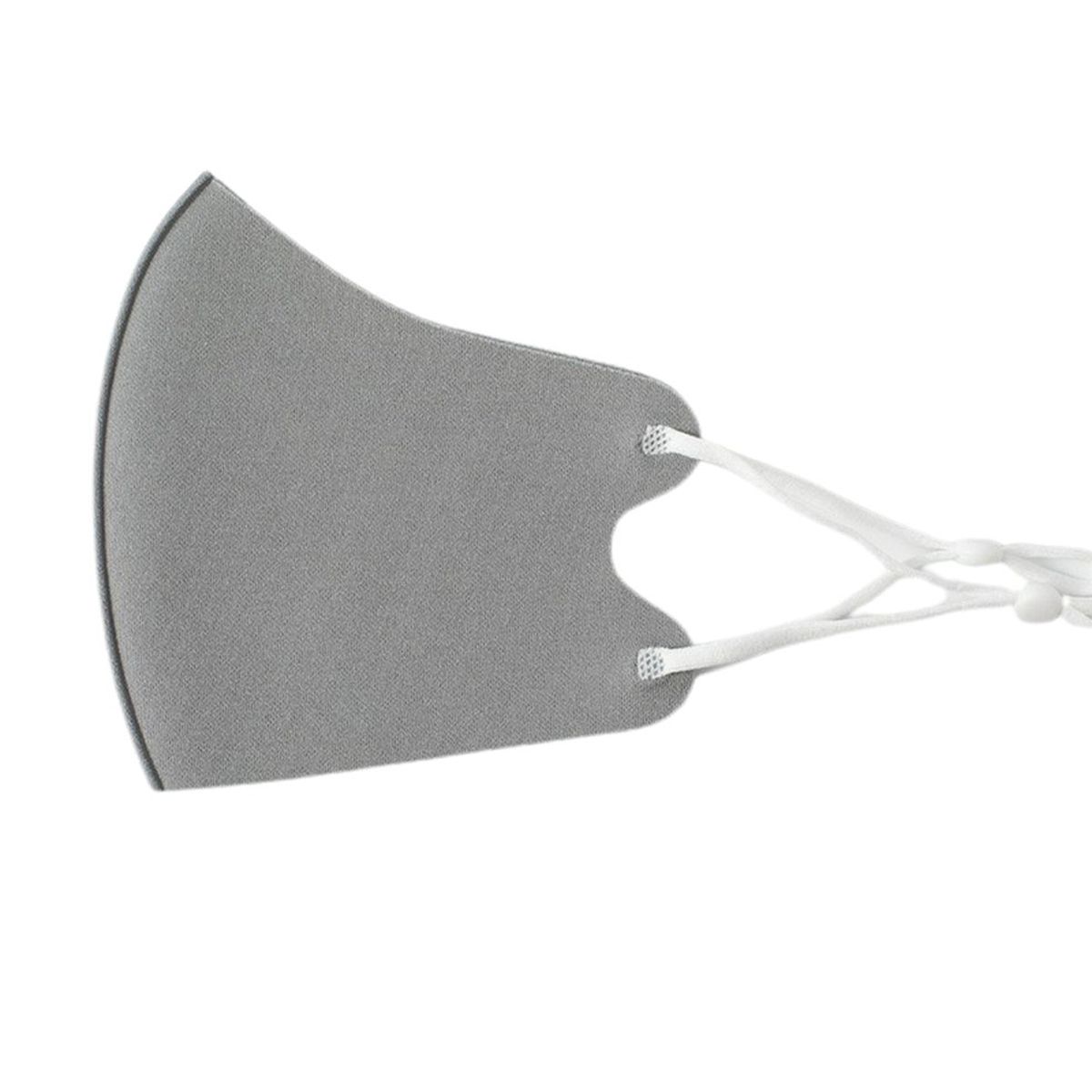 Fashion Washable Mask Ear-Mounted Dustproof Breathable Soft And Skin-grey