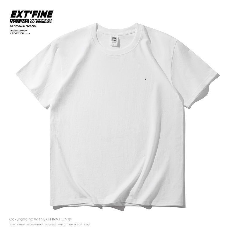 Solid Color T shirts For Men Korean Man Casual Tshirts Summer Basic Cotton Tops Tees Couple Women T-shirt