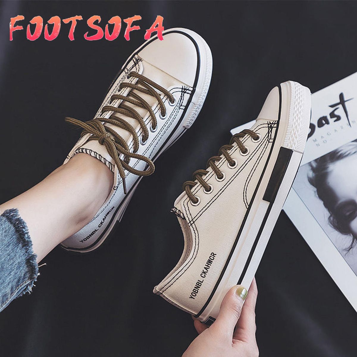 Canvas Shoes for Women New White Shoes for Girl Korean Sports Shoes Ins  Shoes Women's Canvas Black Shoes